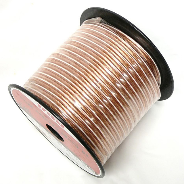 OFC Speaker Wire Cable tembaga dengan jenis konektor RCA dan diameter luar yang disesuaikan