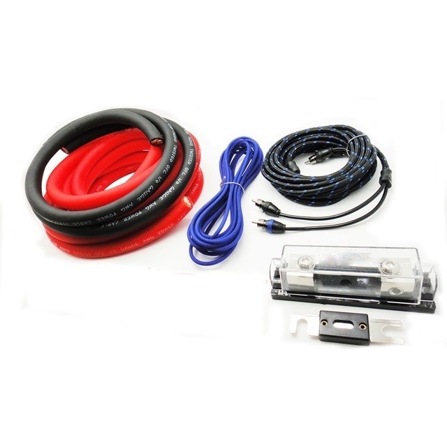 Kit Kabel Otomotif dengan Kabel Audio Mobil 4 Gauge Terisolasi dan CCA atau OFC Conductor