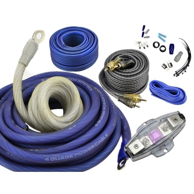 Low Voltage Stranded Conductor 8ga 4ga 0ga 2ga Amplifier Wiring Kit dengan Kompetitif