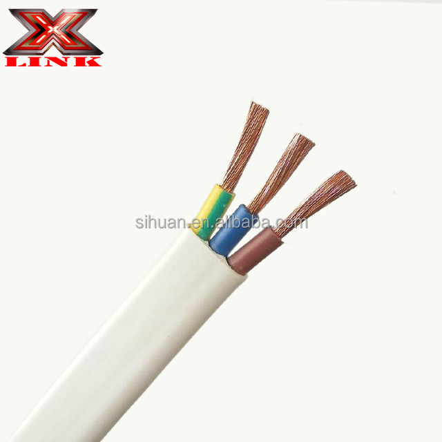 2 Konduktor Kabel Tembaga Bebas Oksigen Kabel PVC Fleksibel Untuk Peralatan Listrik Rumah Tangga