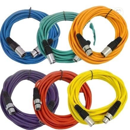 24AWG PVC Isolasi XLR DMX Kabel untuk Mikropon Stasiun Radio dan Sistem Speaker