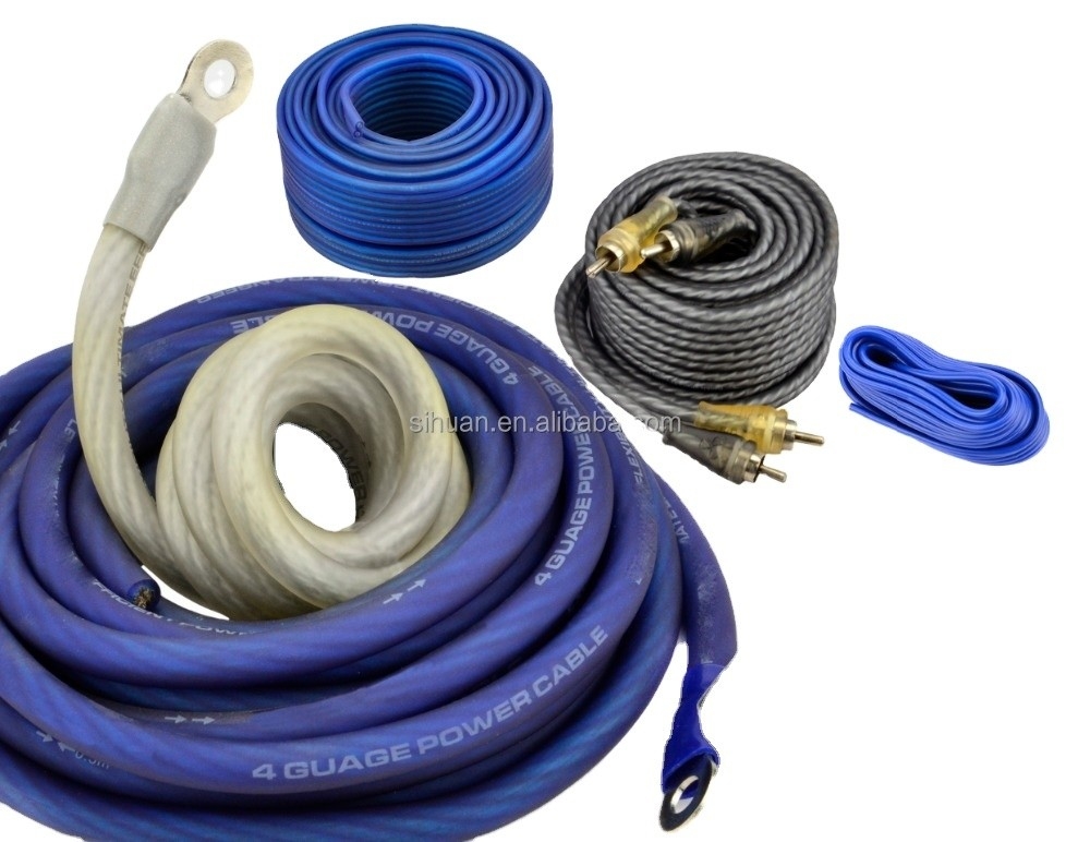 2 gauge Isolated Car Stereo Amp Kabel Installation Kit Dengan Bahan Isolasi PVC