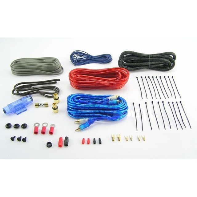 10 Gauge Mobil Audio Low Voltage Amplifier Wiring Kit Dalam Warna Apa pun