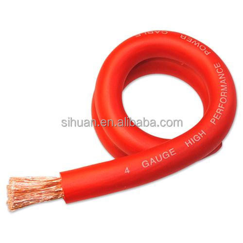 Low Voltage PVC Stranded High End Audio Power Cable CCA Untuk Sistem Audio Mobil