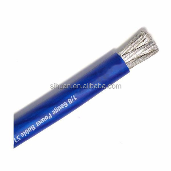 0.4-10 Gauge Copper Conductor PVC Jacket Kabel Daya Audio Mobil untuk Kendaraan Listrik