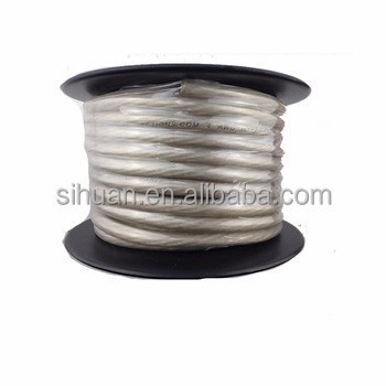 Fleksibel Soft PVC Jacket Mobil Amplifier Kabel Daya dengan Tembaga Lapisan Aluminium Konduktor